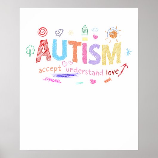 autisme poster (Voorkant)