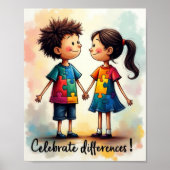 Autisme Poster (Voorkant)