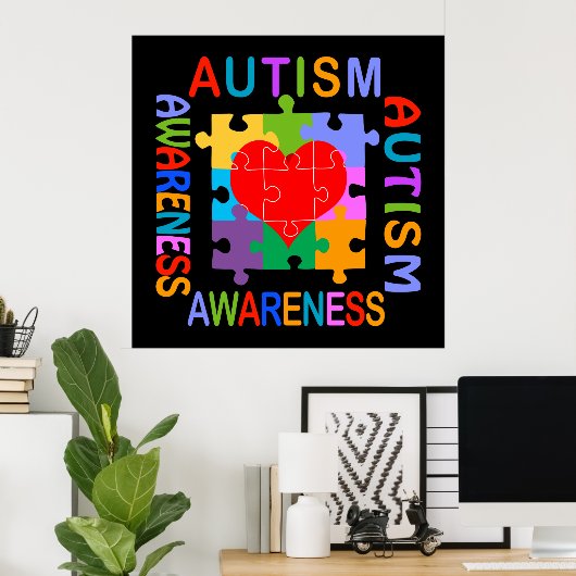 Autisme Poster (Thuiskantoor)