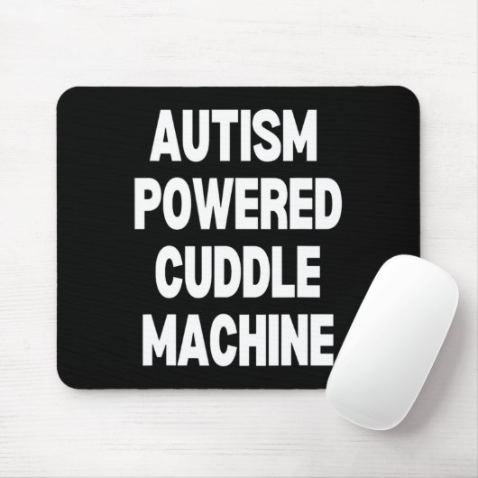 Autisme Powered Cuddle Machine Muismat (Met muis)