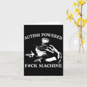 Autisme Powered F#ck Machine Grappig Meme Kikker A Kaart (Gele Bloem)