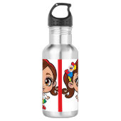 Autisme Pride: de vreugde van een klein meisje Waterfles (Voorkant)