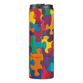 Autisme Pride Thermosbeker (Achterkant)