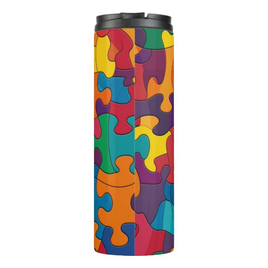 Autisme Pride Thermosbeker (Achterkant)