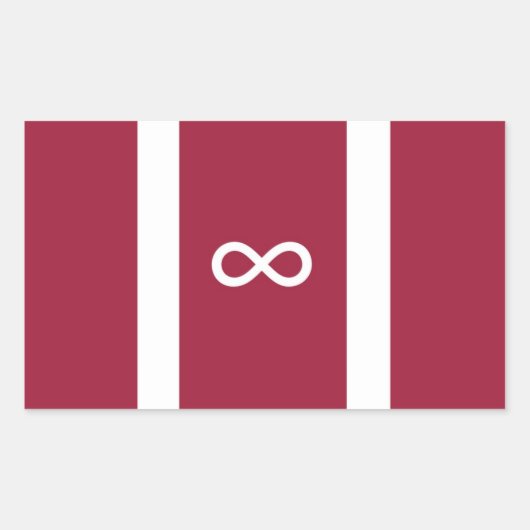 Autisme Pride vlag Rechthoekige Sticker (Voorkant)