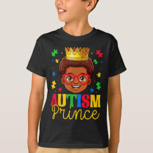 Autisme Prins Autisme Bewustzijn Puzzels Autistisc T-shirt