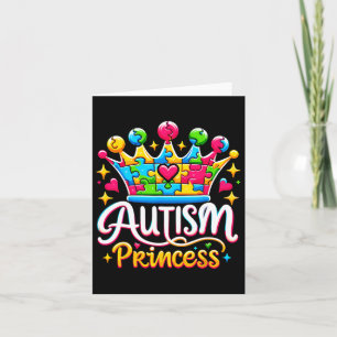 Autisme Prinses Autisme Bewustzijn Koningin Meisje Kaart