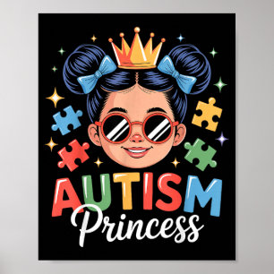 Autisme prinses coquette strik dochter autisme poster