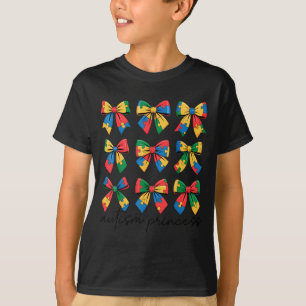 Autisme prinses coquette strik dochter autisme t-shirt