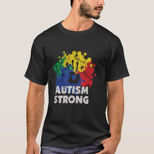 autisme proud Sterke autistische Kinderen Boy Gir T-shirt (Voorkant)