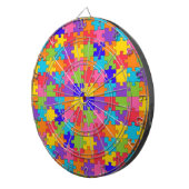 autisme puzzel dartbord (Voorkant Rechts)
