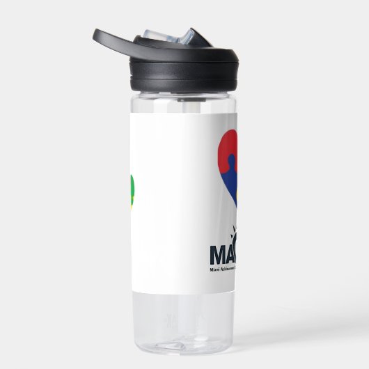 Autisme puzzel Hart Waterfles (Rechts)