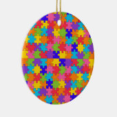 autisme puzzel keramisch ornament (Rechts)