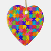 autisme puzzel keramisch ornament (Rechts)