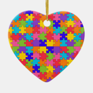 autisme puzzel keramisch ornament
