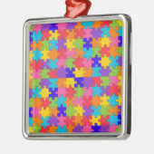 autisme puzzel metalen ornament (Links)