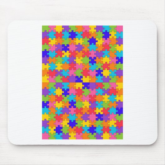 autisme puzzel muismat (Voorkant)