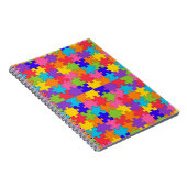 autisme puzzel notitieboek (Rechterzijde)