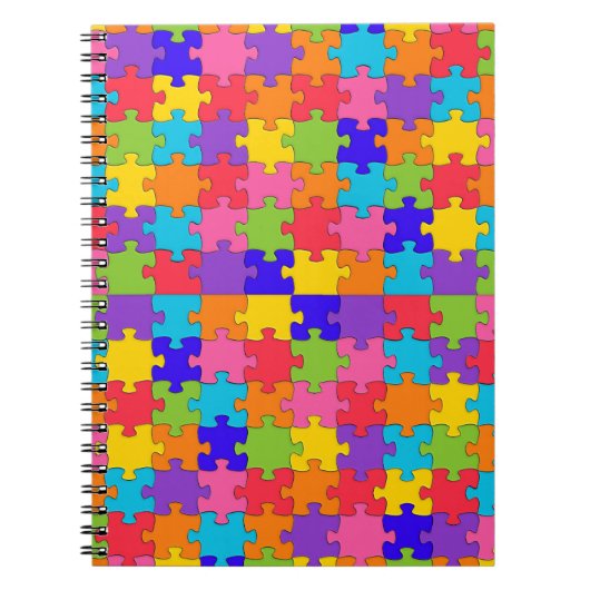 autisme puzzel notitieboek (Voorkant)