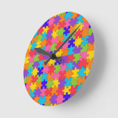 autisme puzzel ronde klok (Hoek)