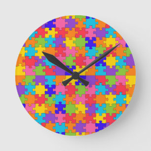 autisme puzzel ronde klok