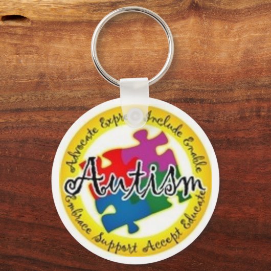 autisme puzzel sleutelhanger (Voorkant)