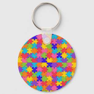 autisme puzzel sleutelhanger
