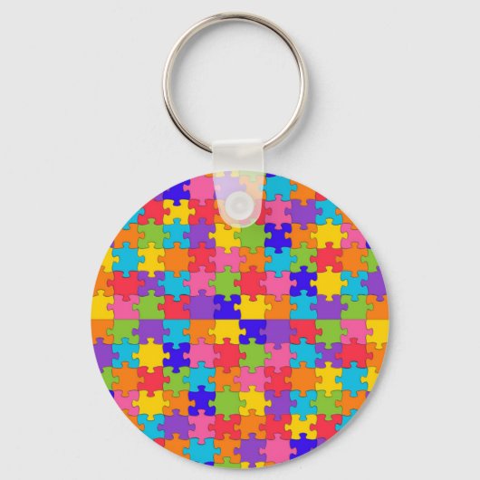 autisme puzzel sleutelhanger (Voorkant)