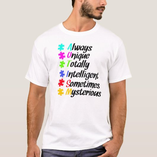 autisme puzzel. t-shirt (Voorkant)