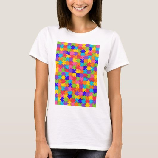autisme puzzel t-shirt (Voorkant)