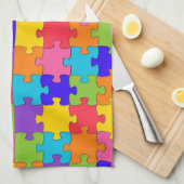 autisme puzzel theedoek (Quarter Fold)