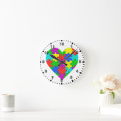 Autisme puzzelliefde ronde klok (Huis)