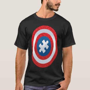 Autisme Puzzelstuk Schild T-shirt