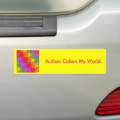 autisme puzzelstukjes 33 bumpersticker (Op auto)