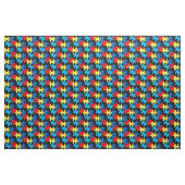 Autisme puzzelstukjes stof (Yard (91,4 cm))