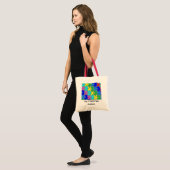 autisme puzzelstukken 40 tote bag (Voorkant (model))