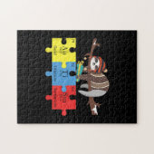 Autisme Puzzle Chemistry Sloth Autism Awareness Legpuzzel (Horizontaal)