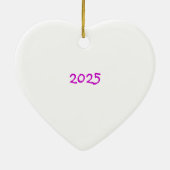 Autisme Puzzle - Heart Ornament (Achterkant)