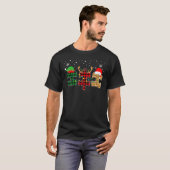 Autisme Puzzle Kerstmis Autistic Xmas Pa T-shirt (Voorkant volledig)