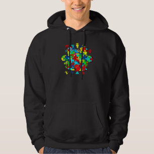 Autisme Puzzle Love Autism Awareness Family Group  Hoodie