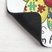 Autisme Puzzle-onderdelen — Ontsnappelontwerp Muismat (Hoek)