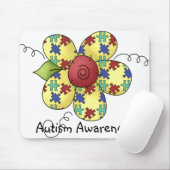 Autisme Puzzle-onderdelen — Ontsnappelontwerp Muismat (Met muis)