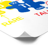 Autisme Puzzle Periodic Table Elements Mo Poster (Hoek)