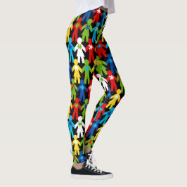 Autisme Puzzle Piece People Awareness Support Cute Leggings