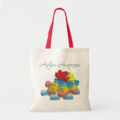 Autisme Puzzle Piecks Bag Tote Bag (Voorkant)