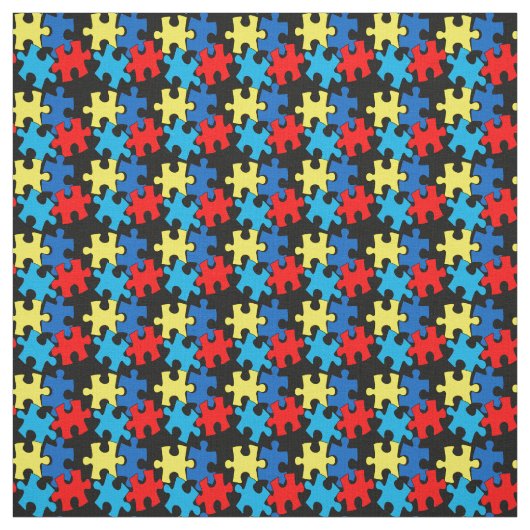 Autisme Puzzle Piecks - Klein Stof (Swatch)