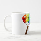 Autisme Rainbow Puzzle Tree Koffiemok (Links)