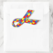 Autisme Rechthoekige Sticker (Tas)
