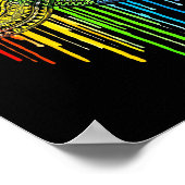 Autisme Regenboog Oneindigheidssymbool Asd-bewustz Poster (Hoek)