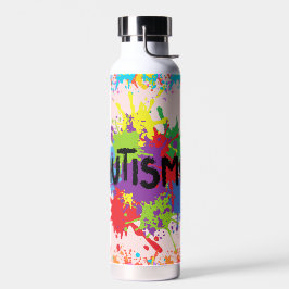 Autisme Regenboog Splash Waterfles